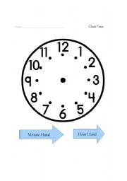 English Worksheet: time