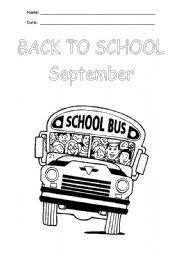 English Worksheet: school