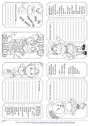 English Worksheet: Noddy and his friends 2 (Mini book)