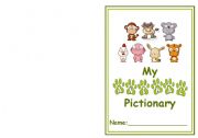 Animal pictionary booklet - Front & back cover - 1/4