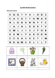 easter worksheet