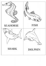 English worksheets: Animals that can swim
