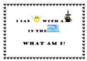 English Worksheet: Halloween Riddles 1 (Question)