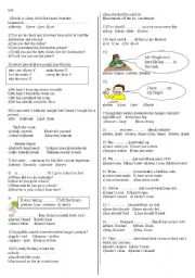 English Worksheet: 8TH YEAR TEST