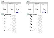 English worksheet: The numbers