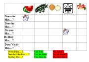 English Worksheet: Battleships Game:  Food 