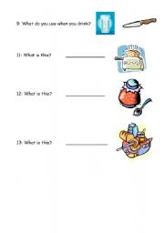 English Worksheet: Breakfast part 2