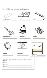 CLASSROOM OBJECTS