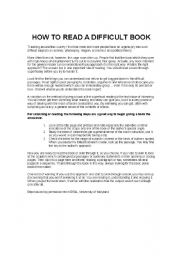 English Worksheet: Study Skills