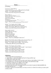 English worksheet: three little birds