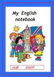 English Worksheet: My English notebook