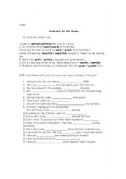 English worksheet: spot on 8