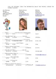 English Worksheet: PERSONAL DETAILS