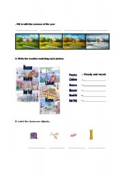English Worksheet: Revisons worksheet part 2