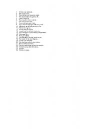 English Worksheet: complete these conditionals