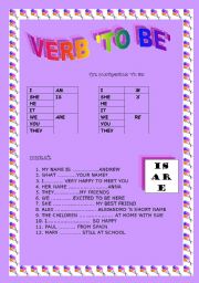  VERB TO BE