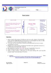 English worksheet: Book Jacket