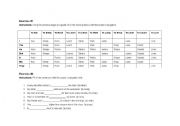 English worksheet: Regular Verbs (Present Tense) Worksheet