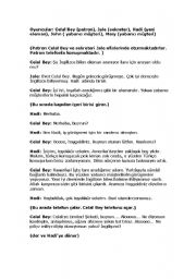 English Worksheet: role plays1