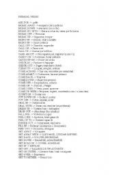 English Worksheet: Phrasal verbs
