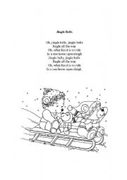 English worksheet: Jingle bells song