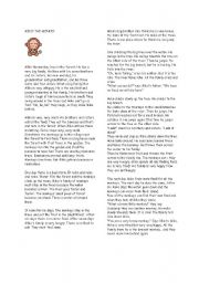 English Worksheet: miko the monkey