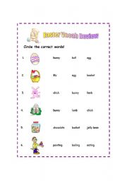 Easter Vocab Review