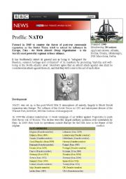 NATO 60th aniversary = 2 BBC ARTICLES (Origin of NATO + Sarkozy survives vote over Nato)  (Doc 2/3)