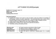 English Worksheet: reading lesson plan