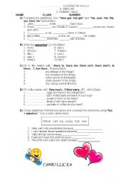 English Worksheet: QUIZ