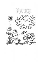 English Worksheet: Spring