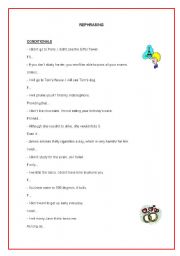 English worksheet: CONDITIONALS