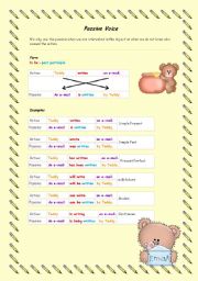 English Worksheet: Passive Voice