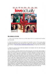 English Worksheet: film LOVE ACTUALLY