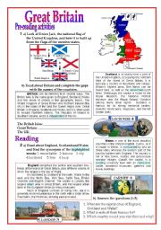 English Worksheet: Great Britain