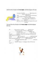 English worksheet: Fairy Tale - Grammar Worksheet