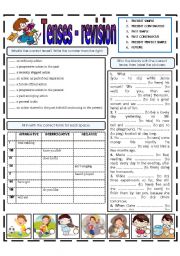 English Worksheet: TENSES - revision