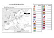 English Worksheet: European COuntries