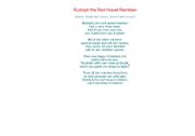 English worksheet: Rudolph song