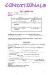 English Worksheet: If clauses