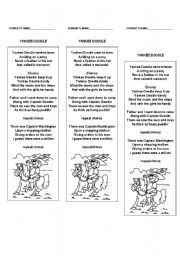 English Worksheet: Yankee Doodle