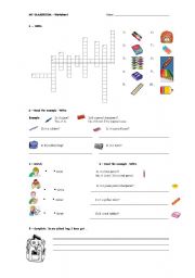 English Worksheet: My classroom