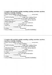 English worksheet: Adverbs 