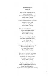 English Worksheet: Poem Worksheet 