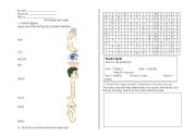 English worksheet: The parts of the Body