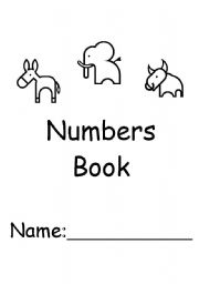 English Worksheet: Number booklet