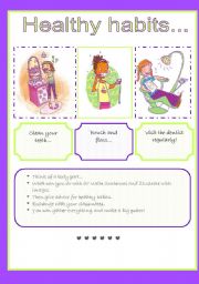 English Worksheet: health