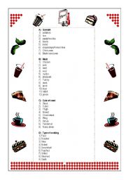 English Worksheet: Food - garnish, meat, cuts of meat, type of cooking
