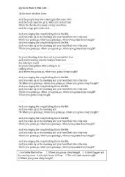 English Worksheet: Amy MacDonald lyrics. This Is The Life. Spanish translation