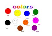 English Worksheet: colors